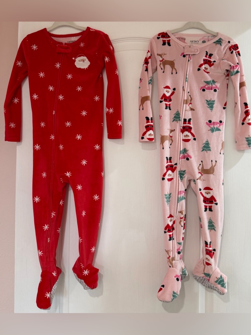 Carter's Christmas Footies set
